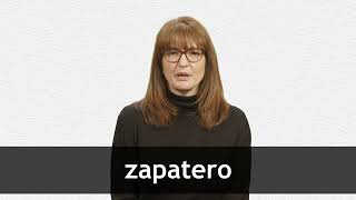 How to pronounce ZAPATERO in European Spanish [upl. by Idnahk151]