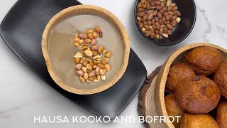 HOW TO MAKE AUTHENTIC GHANA HAUSA KOOKO AND BOFROT PUFF PUFFTOGBE FROM SCRATCH [upl. by Temp]