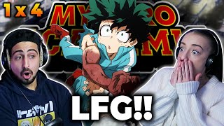 DEKU USES ONE FOR ALL MY HERO ACADEMIA Episode 4 REACTION [upl. by Saibot885]