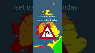 Storm Ashley set to arrive Sunday 20th October ⚠️ [upl. by Eivi]