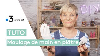 Tuto  comment faire le moulage dune main en plâtre [upl. by Samella153]