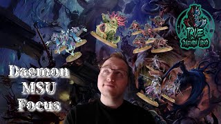 Building a competitive Chaos Daemon list MSU focus [upl. by Retsehc787]