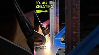 This is like cheating for Tig welding aluminum shorts tigwelding [upl. by Ynned]