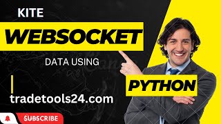 KiteConnect Websocket data using python How to use kite websocket tick data [upl. by Anneliese]