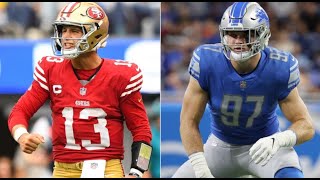 49ers 40 million star could be offseason target for Lions 49ers lions firstthingsfirst mahomes [upl. by Sirad]