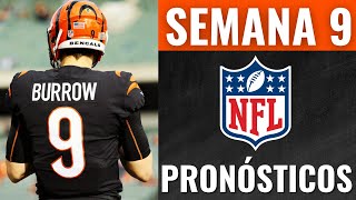 Pronósticos Semana 9 NFL 2024 🏈 Análisis Apuestas y Predicciones de cada PARTIDO [upl. by Seligmann836]