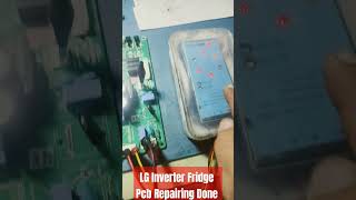 lg Inverter Fridge  Refrigerator IPM blast Compressor not start Pcb repair done [upl. by Eelahc275]