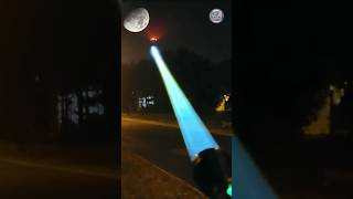 Can a Flashlight Reach the Moon🤔 moon science facts shorts [upl. by Ydnac877]