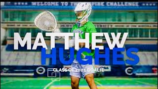 Matthew HughesClass of 2025 Goalie SummerFall Highlights [upl. by Nolahs278]