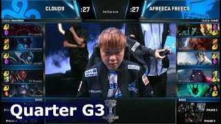 C9 vs AFS Game 3  Quarter Final S8 LoL Worlds 2018  Cloud 9 vs Afreeca Freecs G3 [upl. by Natala]