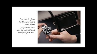 Rolex Certified Pre Owned  Guarantee [upl. by Ayvid422]