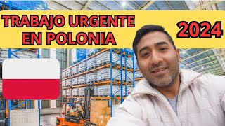 Trabajo urgente en Fábrica  Polonia 2024 [upl. by Cotter]