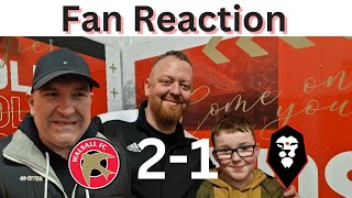 Fan Reaction to Walsall 21 Salford [upl. by Georges]