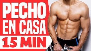 RUTINA PECTORALES EN CASA  Pectoral y brazos 15 minutos [upl. by Alby]