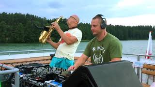 Infinity  Saxophone Live from Augustow City boat party [upl. by Ajoop175]