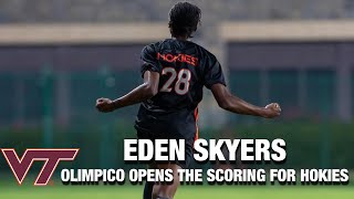 Eden Skyers Olimpico Opens The Scoring For Virginia Tech [upl. by Sirrap]