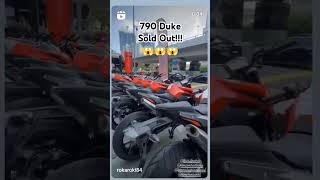 KTM 790 Duke 2024 batch sold out All 50 units taken 💪💪💪 ktmlife ktmduke 790duke [upl. by Baum663]