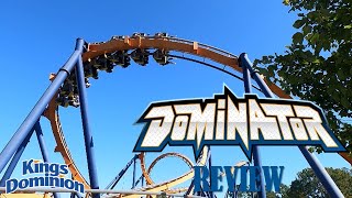 Dominator Kings Dominion Review The Great BampM Floorless Coaster [upl. by Ibbor531]