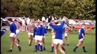 Classic rugby  Wirral Grammar School 1st Team v Wirral RUFC XV 1985  Rugby Union [upl. by Dorman770]