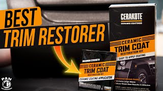 Revive your car’s plastic trim Cerakote Ceramic Trim Coat Restoration Kit [upl. by Keryt6]