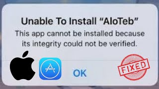 How to fix this app cannot be installed because its integrity could not be verified  On iPhone iOS [upl. by Ymerej427]