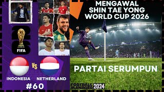 60 Indonesia vs Netherland  2nd Round World Cup 2026  FM2024 [upl. by Aranaj500]