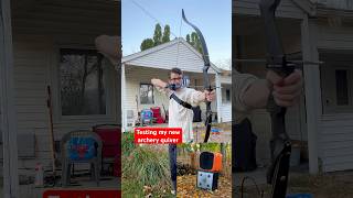 Testing new archery quiver archery bowandarrow shorts [upl. by Ada]