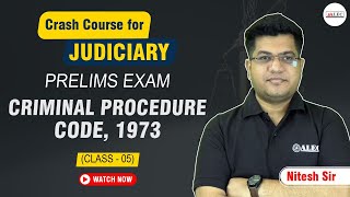 Criminal Procedure Code 1973 Class05 Judiciary Exams  Nitesh Sir ALEC crpc1973 [upl. by Ardnayek]