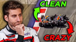 PRO RACER analyses Verstappen vs Norris CRASH  Why Verstappen is 100 RESPONSIBLE [upl. by Oirromed]