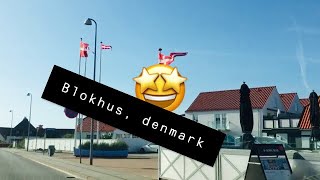 Blokhus Denmark drive through town to beach [upl. by Seldun300]