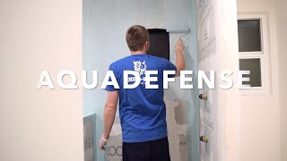 How to Waterproof Your Shower With Aquadefense [upl. by Treiber]