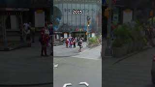 Toys R Us Times Square New York how it looks today googlemaps timelapse thenandnow toysrus [upl. by Nagard]