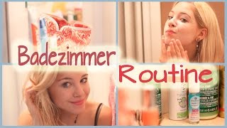 Meine BADEZIMMER ROUTINE I Wohnnungswoche3 [upl. by Merceer]