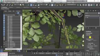 Modeling Foliage for a Tree in 3ds Max [upl. by Crispin]