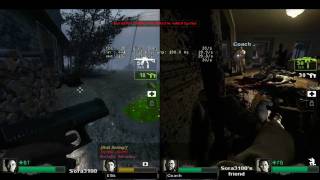 Left 4 Dead 2  Blood Harvest finale  Split Screen gameplay part 2 [upl. by Eilegna97]