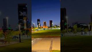 Night View of Al Khobar city Saudi Arabia dammam alkhobar uae shorts [upl. by Akinoj]