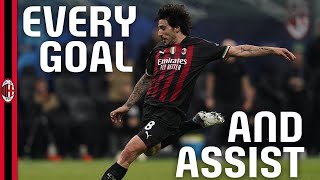 Sandro Tonali 202223 every goal and assist [upl. by Adnauqal248]