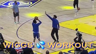 📺 Andrew Wiggins Andre Iguodala workoutthrees pregame Warriors vs Indiana Pacers  Chase Center [upl. by Mcintosh484]