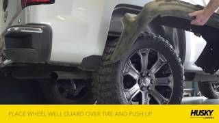 Husky Liners® Wheel Well Guard SierraSilverado Installation Video [upl. by Ronoc]