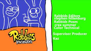 Rabbids Invasion  Season 2 Credits 20142016 [upl. by Bohon]