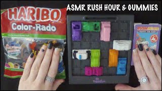 ASMR Eating Haribo Gummy Candy amp Playing Rush Hour  Whispered [upl. by Lennej]