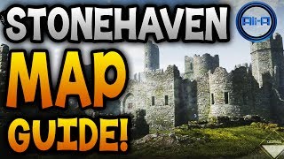 GHOSTS Map Guide  quotSTONEHAVENquot  Dynamic Gate Houses amp Best Spots Call of Duty Ghost [upl. by Efrem]