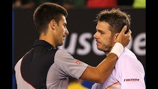 Stan Wawrinka vs Novak Djokovic  Australian Open 2014 Quarterfinal Highlights [upl. by Wilson]