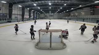 Hugh Bayne 2011 Goalie Highlights Palm Beach Hawks vs Mass Bay Chiefs AAA 011424 [upl. by Derr944]