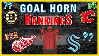 Ranking NHL GOAL HORNS 202223 Season EliteGoalHorns [upl. by Atiuqel]