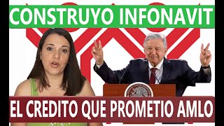 Credito Para Construccion INFONAVIT 2021 Construyo INFONAVIT AMLO [upl. by Ahso]