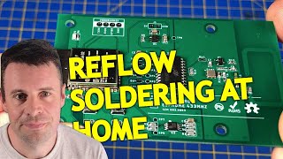 Prototype Soldering at Home Using Cheap Reflow Oven For A Home Automation Fan Controller [upl. by Zetta]