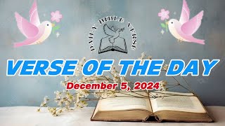 VERSE OF THE DAY DECEMBER 5 2024 [upl. by Tati]