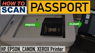 How To scan Passport Clearly amp Properly [upl. by Terchie167]