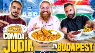 Comiendo MUY BARATO en BUDAPEST comida judía tradicional [upl. by Donoghue]